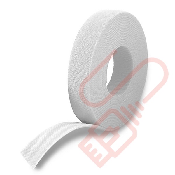 Velcro One-Wrap Tape 25 Metre White