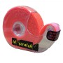 2.5 Metre Fluo Orange ID Scratch Reel Hook & Loop in Dispenser