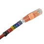 Clip-On 5.0mm - 6.2mm Chevron Cut Cable Marker - Networking Cables