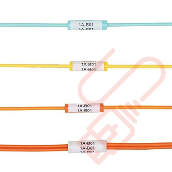 Aqua Panduit Identification Sleeve For 2mm Simplex Fibre Cables 100 Pack