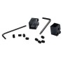 RJ45 Lockdown Patch Cable Locks (pair) in Black