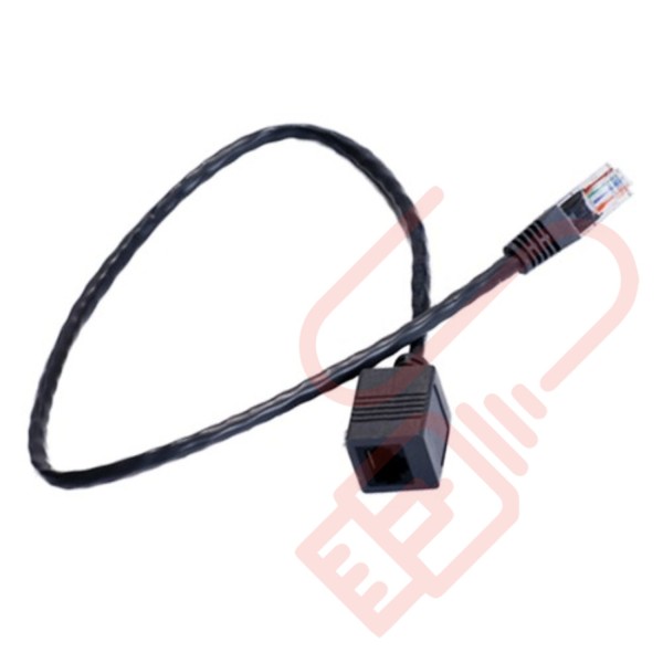 Grey - RJ45 Cat5e UTP PVC INJ Moulded Male - Female Extension Cable