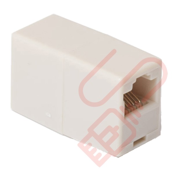 RJ45 Cat5e Rollover Coupler - Beige