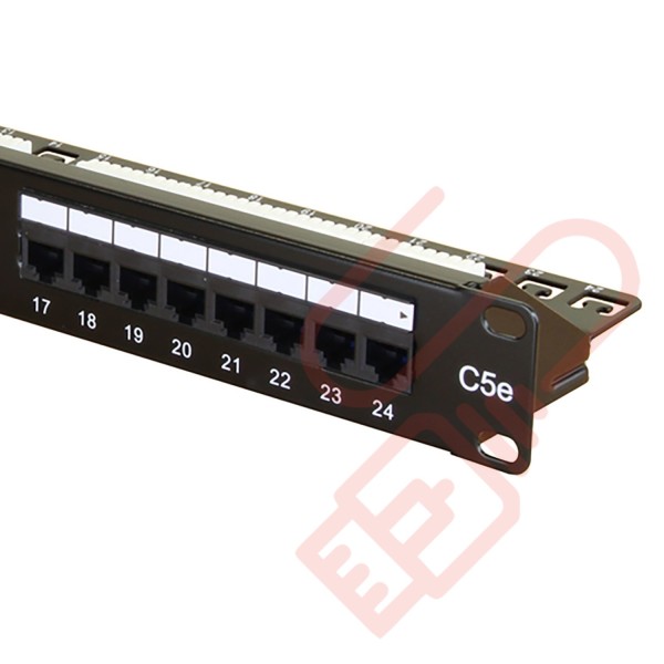 Cat5e 24 Port Punch Down 1U Patch Panel