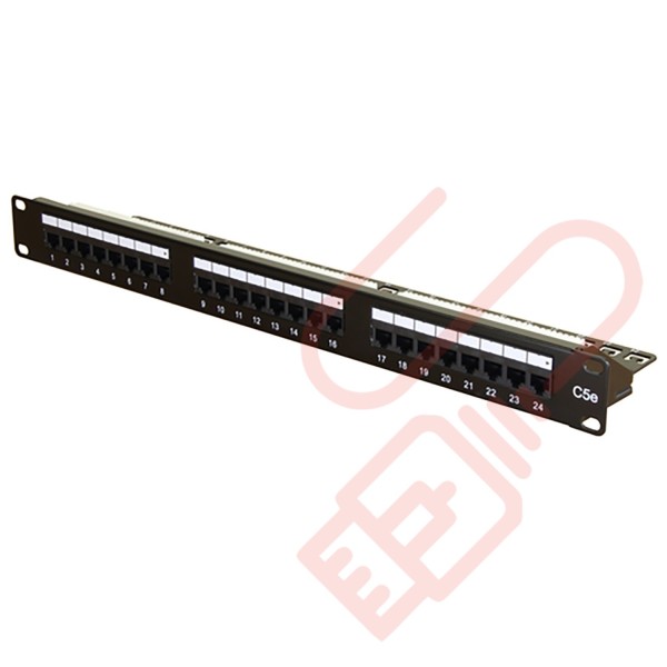Cat5e 24 Port Punch Down 1U Patch Panel