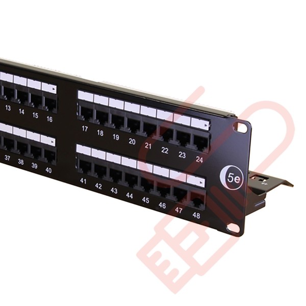 Cat5e 2U 48 Port Punch Down UTP Patch Panel