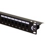 Cat5e 24 Port 1U Patch Panel UTP Angled Easy Punch