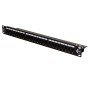 Cat5e 24 Port 1U Patch Panel UTP Angled Easy Punch
