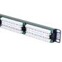 Excel 24 Port Cat5e Patch Panel 1U UTP Punch Down - Blue 100-450