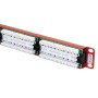 Excel 24 Port Cat5e Patch Panel 1U UTP Punch Down - Red 100-451