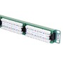 Excel 24 Port Cat5e Patch Panel 1U UTP Punch Down - Green 100-452