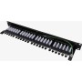 Excel Cat6A Screened 24 Port 1U Patch Panel Black 100-032