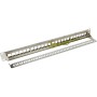 Excel Unloaded Keystone 24 Port 1U Patch Panel Frame Black 100-026