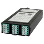 Zettonics LC OM4 Multimode 12 Fibre Unloaded Cassette Aqua