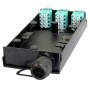 Zettonics LC OM4 Multimode 12 Fibre Unloaded Cassette Aqua