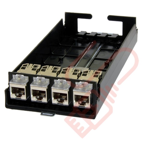 Zettonics Cat6a Copper Cassette Module - Networking Cables