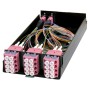 Zettonics LC OM4 Multimode 12 Duplex MTP/MPO Cassette Violet