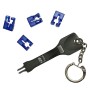 Budget LC Fibre Port Blocker Blue 4 Pack - Networking Cables
