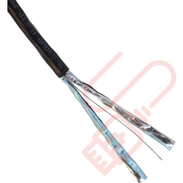 Excel Cat6A U/FTP External Grade Fca PE 500m Cable Reel Black 100-993