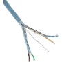 Excel Solid Cat6a Cable F/FTP LSOH CPR Euroclass B2ca 500m Reel Ice Blue 190-996