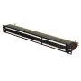 Cat6a 24 Port Patch Panel 1U UTP Angled Easy Punch