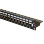 Cat6a 24 Port 1U UTP Coupler Patch Panel