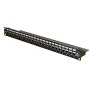 Cat6a 24 Port 1U UTP Coupler Patch Panel