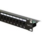 24 Port Cat6 Patch Panel 1U UTP Angled Easy Punch