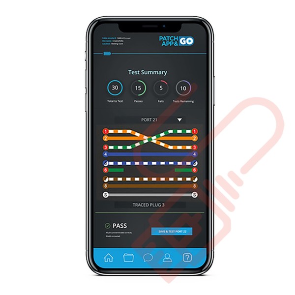 Patch App & Go Network Tester & Tracer with 6 Smart Remote Plugs PAGT001