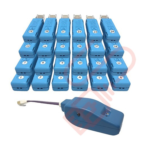 Patch App & Go Network Tester & Tracer Mega Pack With 24 Smart Remote Plugs