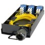 Zettonics LC OS2 24 Fibre Splice Cassette With Pigtails - Networking Cables