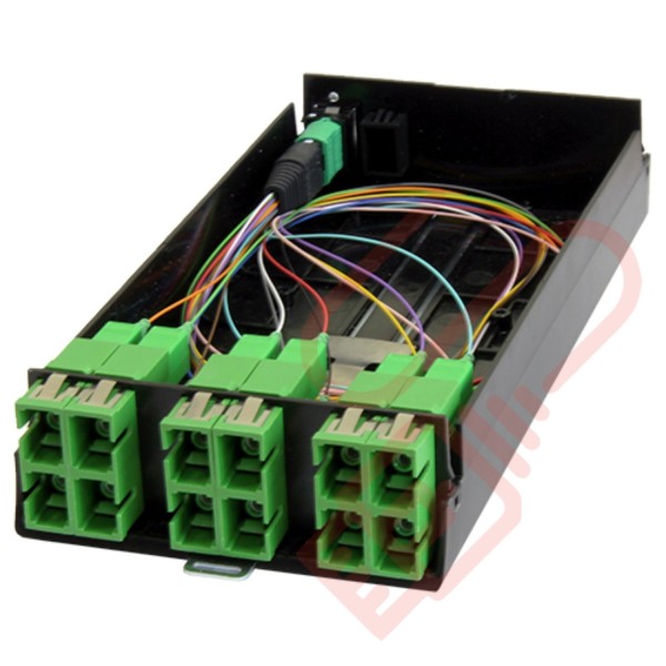 Zettonics MTP/MPO SC/APC OS2 12 Fibre to 1x MTP Connector Cassette 