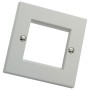 Excel Single Gang Flat Faceplate 100-714
