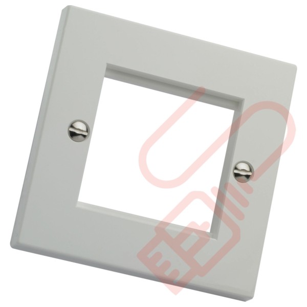 Excel Single Gang Flat Faceplate 100-714