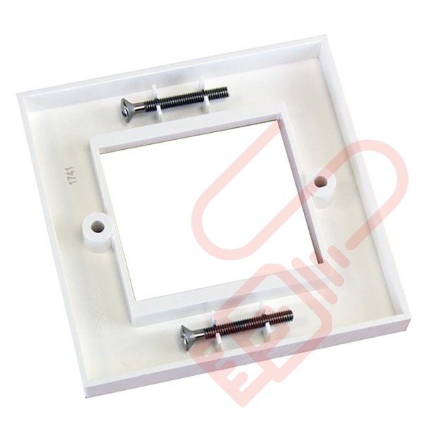 Excel Single Gang Flat Faceplate 100-714