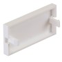 Excel Full Width 25mm Blank Plate White
