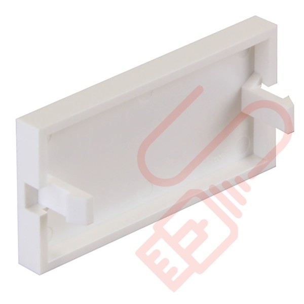 Excel Full Width 25mm Blank Plate White