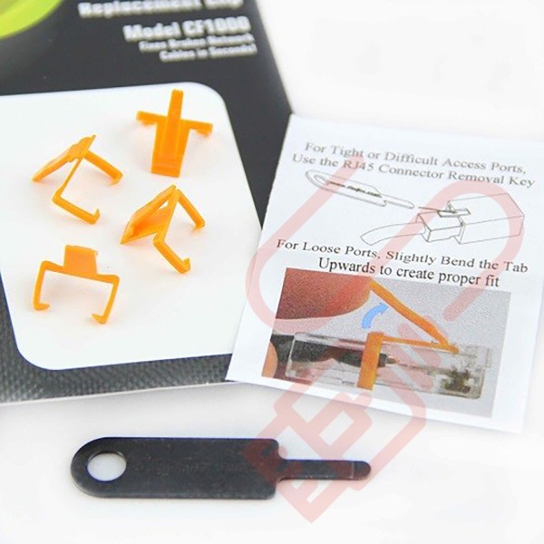 Clip Fix 25 Pack RJ45 Tab Replacement Clips CF1000