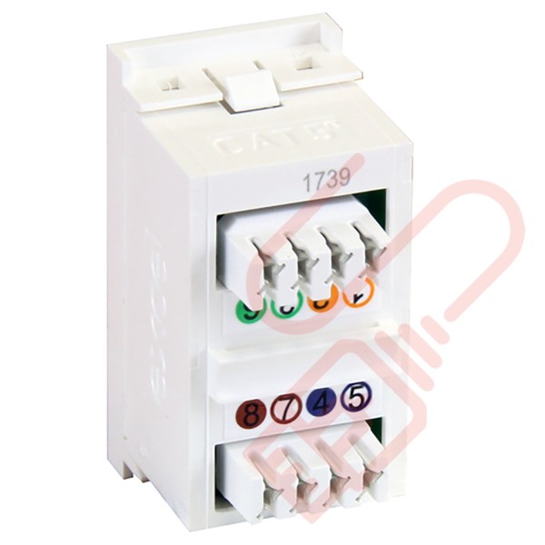 Excel Cat5e RJ45 UTP Module White 100-700