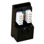 Excel Cat5e RJ45 UTP Low Profile Module Black 100-763