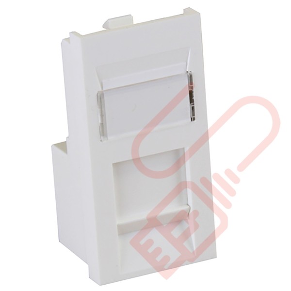 Excel Cat6 UTP Low Profile Module White 100-366