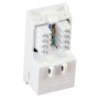 Excel Cat6 UTP Low Profile Module White 100-366