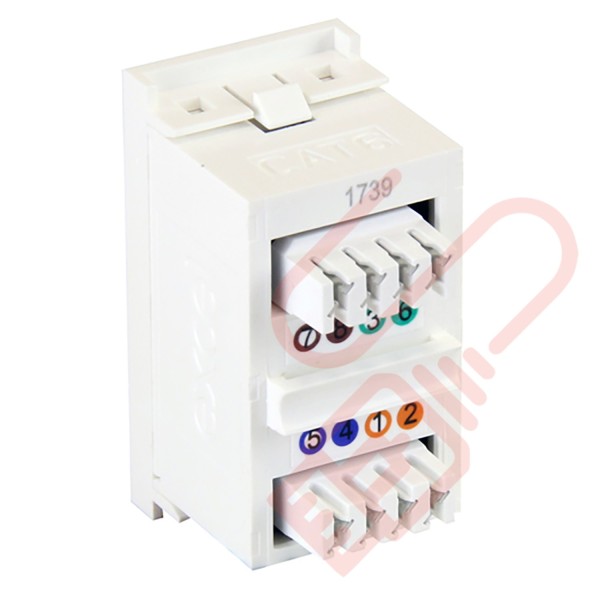 Excel Cat6 RJ45 UTP Module White 100-300