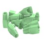 6mm RJ45 Snagless Bubble Boot 10 Pack Green
