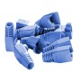 6mm RJ45 Snagless Bubble Boot 10 Pack Blue