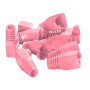 6mm RJ45 Snagless Bubble Boot 10 Pack Pink