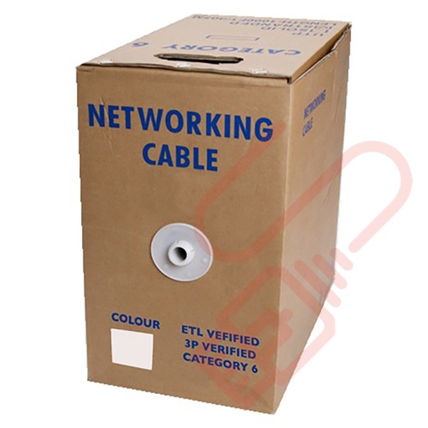 Stranded Cat6 UTP Premium LSZH 305 Metre Bulk Cable White