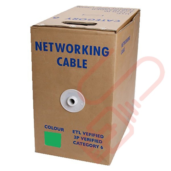Stranded Cat6 UTP Premium LSZH 305 Metre Bulk Cable Green